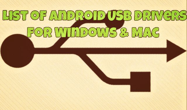 android usb driver app for mac